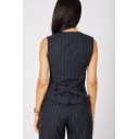 KOLSUZ ÇİZGİ DETAYLI YÜN YELEK MUSE FOR ALL